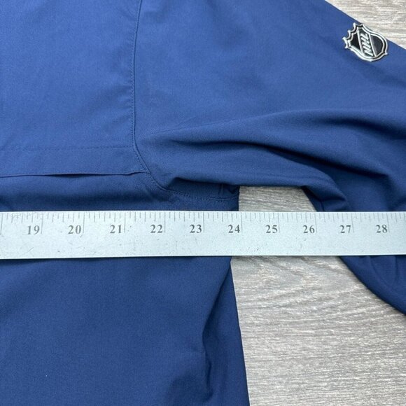 Buffalo Sabres Jacket Men's Large Blue NHL Authentic Pro Rinkside Zip Fanatics - Picture 12 of 16